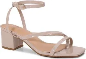 Berness Strappy Block Heel Sandal in Beige at Nordstrom Rack, Size 6.5