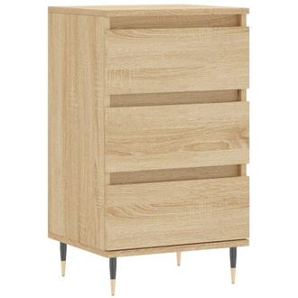 vidaXL Sideboard Sonoma Oak 40x35x70 cm Engineered Wood Vidaxl