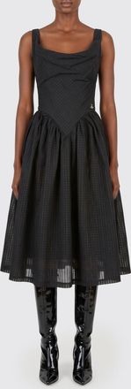 Vivienne Westwood Sunday Long Bustier Dress with Square Neck