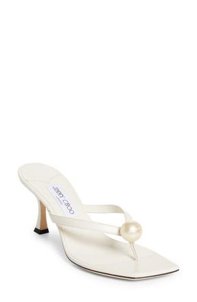 Jimmy Choo London Freja Sandal in Latte/White at Nordstrom, Size 10.5Us