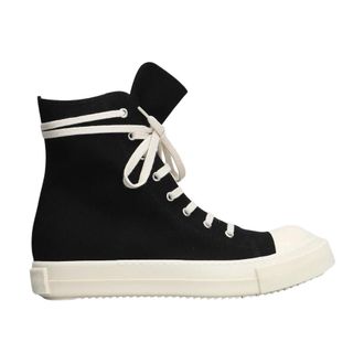 Rick Owens Sneakers, male, Black, Size: 8 1/2 US Denim Sneaks