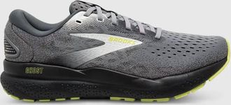 Brooks Mens Ghost 16 Running Shoes In Primer/grey/lime