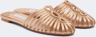 Aquazzura Sweet Surrender satin mules