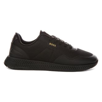 HUGO BOSS Titanium Runner Trainers - male - Hugo - Sneakers - Black - 11 UK - Shoes