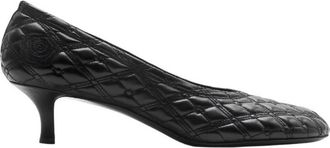 Burberry EKD Leather Baby Pumps, Brand Size 37 ( US Size 7 )