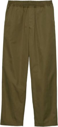 Prada Pantaloni con applicazione - Verde