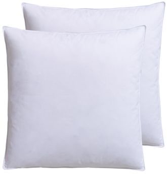 Ribeco Federkissen »Kopfkissen-Set Laram, Kissen mit Daunenanteil, in 40x80 oder 80x80 cm« Füllung: 90 % Federn, 10 % Daunen 2-tlg., 2 Stk. tlg