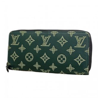 Louis Vuitton Green Long Wallet (Bi-Fold) (Pre-Owned)