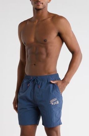 Scotch & Soda Swim Trunks in Atlantic Blue at Nordstrom Rack, Size Xx-Large