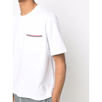 Thom Browne Milano Cotton Oversized Pocket Tee