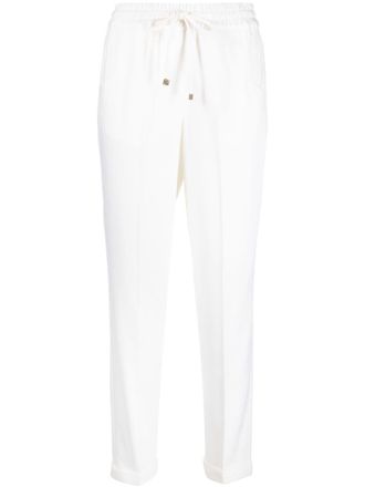 Kiton Trainingsbroek met trekkoord - Wit