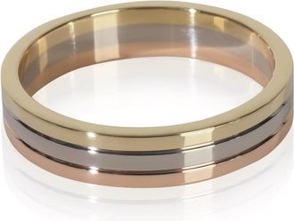 Cartier Pre-Owned Cartier 3-Tone Gold Vendome Louis Cartier 4.8mm Band