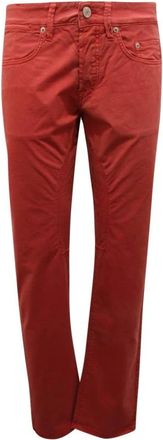 Siviglia Vintage Effect Broek - Heren - Straight fit broeken - Rood - W30 - Broeken