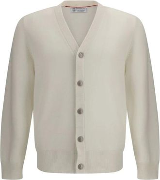 Brunello Cucinelli Hombre, Jerseys, Blanco, Talla: XL