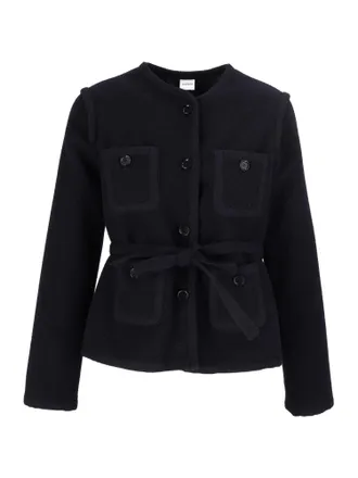 Aspesi Mod.0980 Belted Virgin Wool Jacket