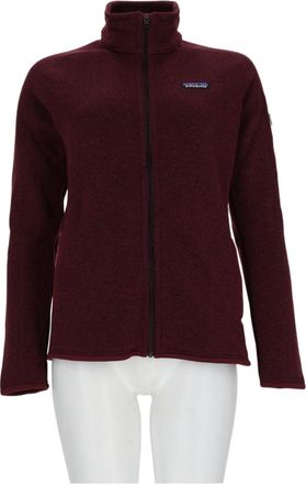 Patagonia Bordeaux Sports Jacket With High Collar And Fitted Silhouette