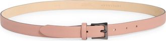 Longchamp Leather Belt in Blush at Nordstrom Rack