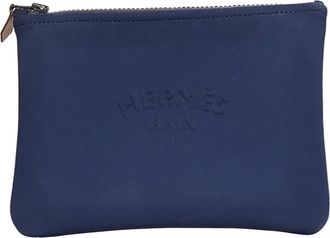Herm&egrave;s Navy Elastane Pouch (Pre-Owned)