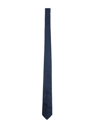 Ferragamo Blue Solid Tie