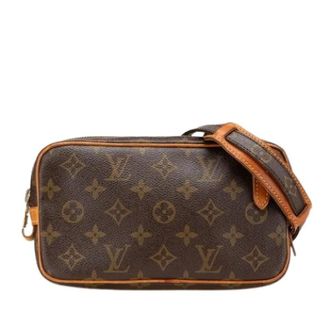 Louis Vuitton Pre-owned Cross Body Bags, female, Brown, Size: ONE SIZE Pre-owned Plastic Cross Body Bag