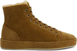 Giuseppe Zanotti GZ-City suede high-top sneakers - men - Suede/Rubber/Fabric - 41.5 - Brown