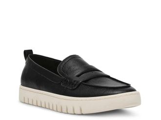 Anne Klein Womens Anne Klein Kalypso Penny Loafer Black Slip On Moc Toe Platform ZAP2197