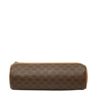 Celine Brown Pvc Leather Pouch (Pre-Owned)