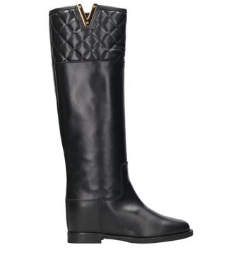 ブーツその他 Via Roma 15 Brown Tall Boots With Decorative Buckle Via Roma 15 Knee-high boots for Women | Online Sale up to 35