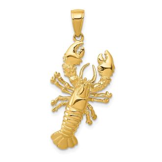 Diamond2Deal 10k Yellow Gold Lobster Pendant