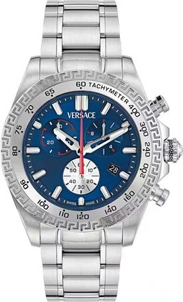 Versace Ve 9K00324 Horloge - Heren - Horloges - Grijs - ONE Size - Accessoires