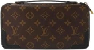 Louis Vuitton Pre-owned Clutches, female, Brown, Size: ONE SIZE Pre-owned Macassar Daily Organizer