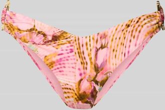 Guess Bikini-Slip im Allover-Look Modell INES BRAZILIAN in Rosa, Gr&ouml;&szlig;e XL