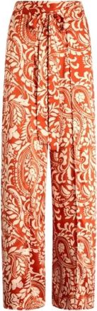 Liu Jo Broeken, Dames, Veelkleurig, M, Wide Broeken