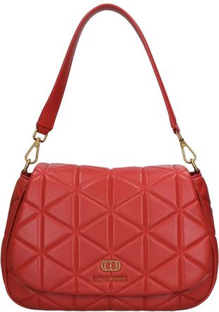 La Carrie Stitch Spoon Leren Tas - Dames - Schoudertassen - Rood - ONE Size - Leer - Tassen