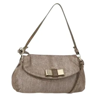 Chlo&eacute; Pre-owned Shoulder Bags, female, Gray, Size: ONE SIZE Pre-owned Hand Bag