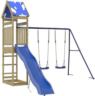 vidaXL Parque Infantil De Exterior Madera De Pino Impregnada Vidaxl