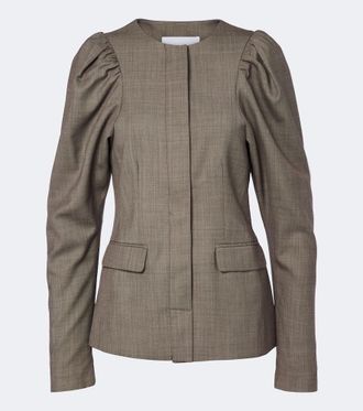Ganni Wool-blend blazer