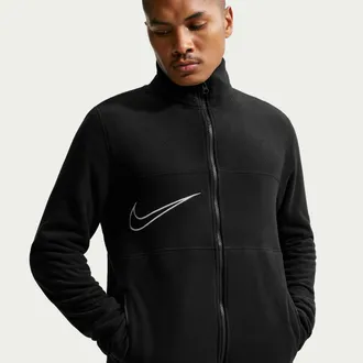 Nike Mens Premier Therma-FIT Soccer Full-Zip Fleece Jacket in Black | IM4160-010