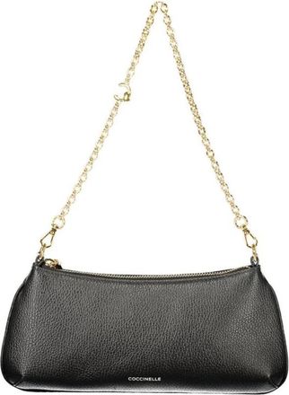 Coccinelle Borsa a spalla in pelle con tracolla a catena - - Bags - Donna - Nero - ONE SIZE