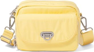 Baggallini Coastal Flip Lock Camera Bag Crossbody in Butter Yellow at Nordstrom