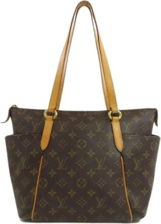 Louis Vuitton Pre-owned Tote Bags, female, Brown, Size: ONE SIZE Pre-owned Vintage Fabric Tote Bag