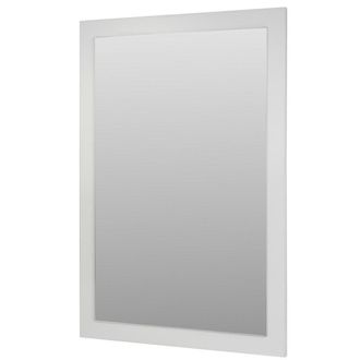 Clifton White Gloss 900mm x 60cm Bathroom Mirror | Size: 900mm x 60 cm