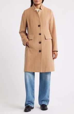 London Fog Wool Blend Coat in Camel at Nordstrom Rack, Size Medium