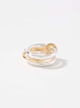 Simons Womens Two-tone triple ring