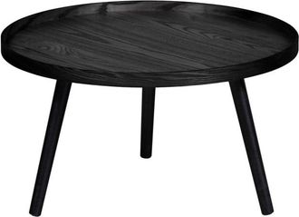 Woood Mesa auxiliar de madera negra