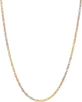 Italian Gold, Inc 10K 2.5Mm Cable Double Link Necklace