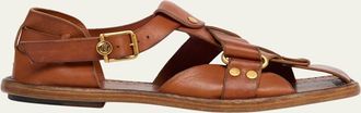 Versace Mens Leather Sandals