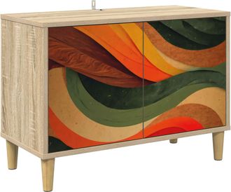 vidaXL Mueble De Tv Bonn 69 X 33 X 50 Cm Sonoma Madera De Ingenier&iacute;a Vidaxl