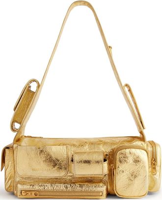 Balenciaga (WMNS) Balenciaga Superbusy Xs Sling Bag Metallized Gold 7625162AAVI8018