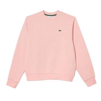 Lacoste Color Block Sweatshirt - Dames - Sweatshirts - Roze - M - Katoen - Hoodies & sweatvesten